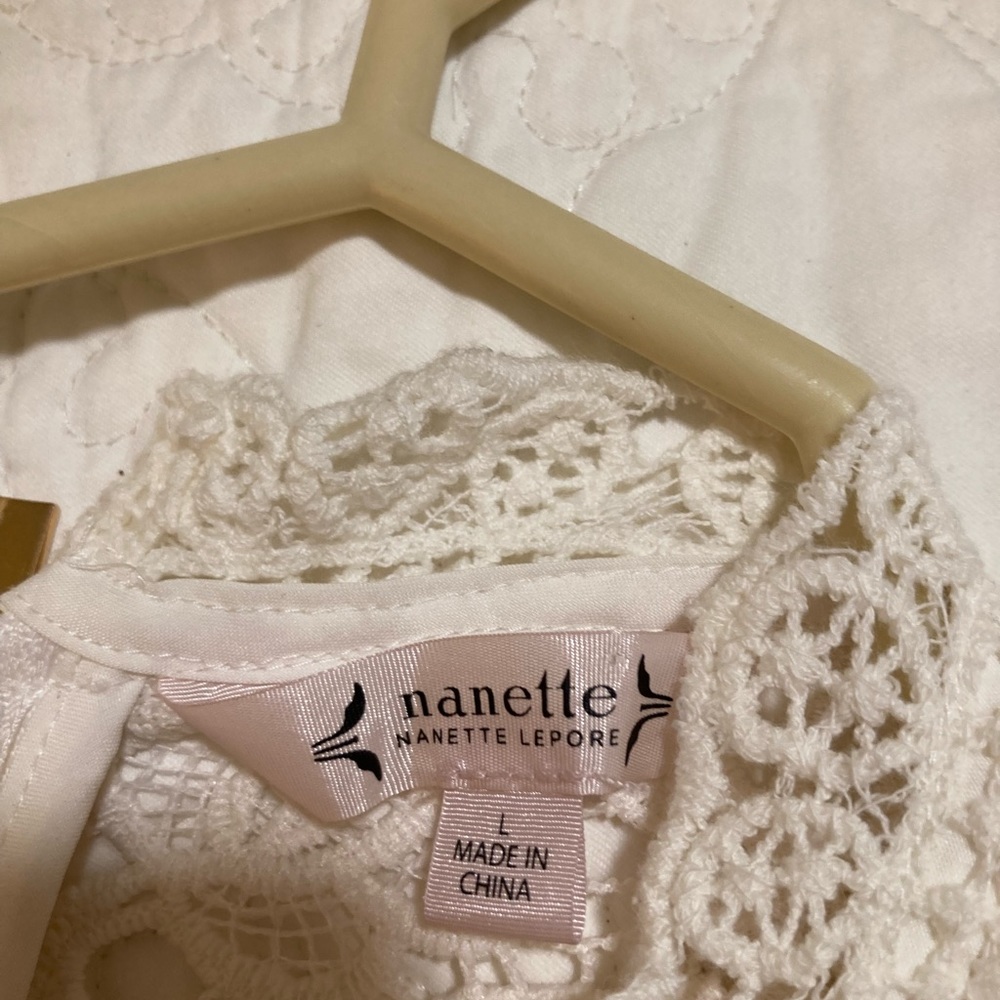 Nanette Lapore lace shell
